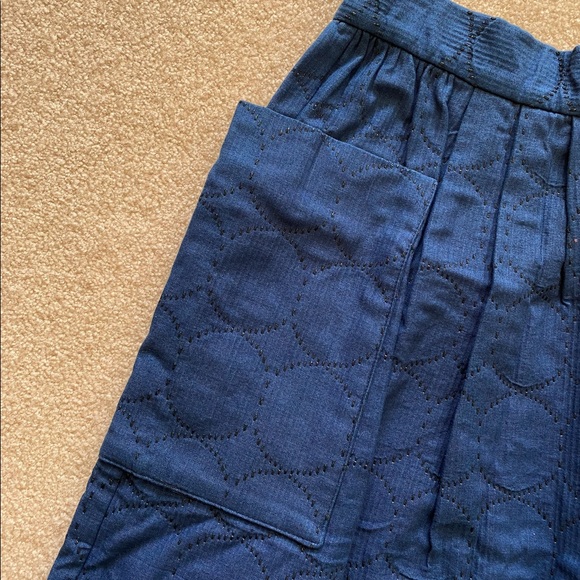 *SOLD Horses Atelier indigo blue skirt - Picture 3 of 4